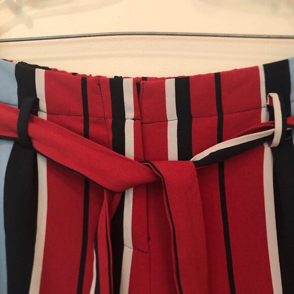 Romeo & Juliet Couture vertical-stripe pants w/ pockets sz M - Picture 4 of 10